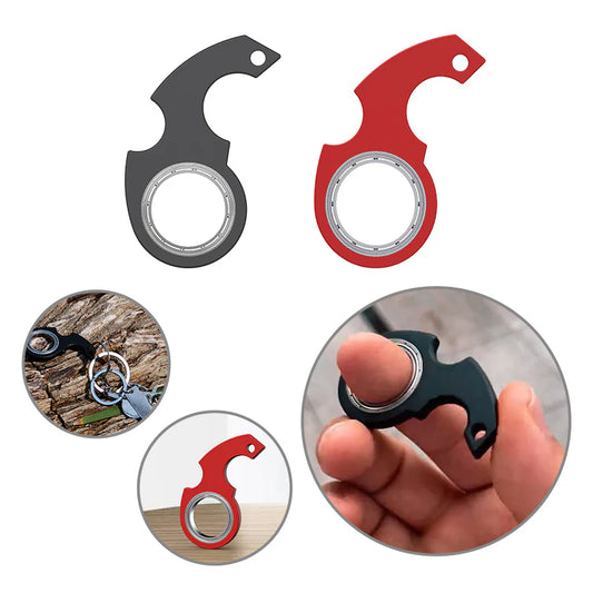  Keys spinner, Spinner Toy Keychain Hand Spinner Anti-Anxiety Toy Relieves Stress Finger Spinner Keychain Bottle Opener Kids Toy