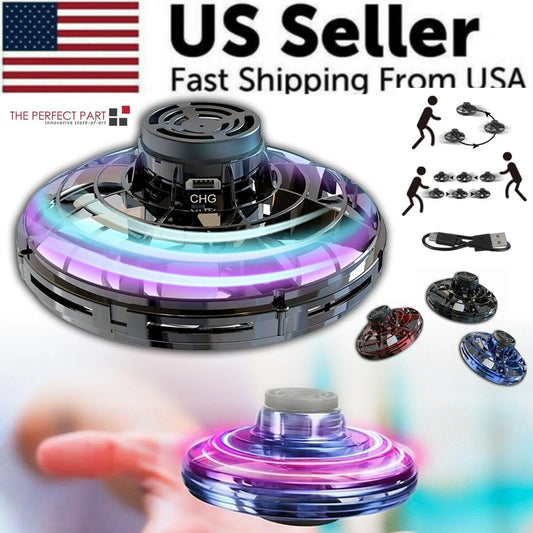 "Flying UFO Spinner Ball Drone: The Ultimate Stress-Relief Toy for Kids and Adults!"