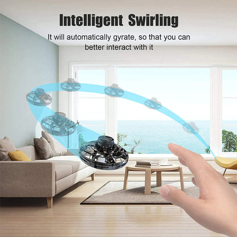 "Flying UFO Spinner Ball Drone: The Ultimate Stress-Relief Toy for Kids and Adults!"