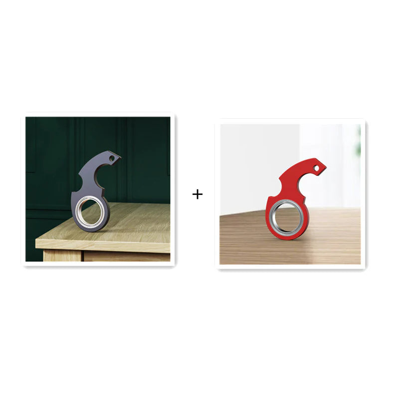  Keys spinner, Spinner Toy Keychain Hand Spinner Anti-Anxiety Toy Relieves Stress Finger Spinner Keychain Bottle Opener Kids Toy