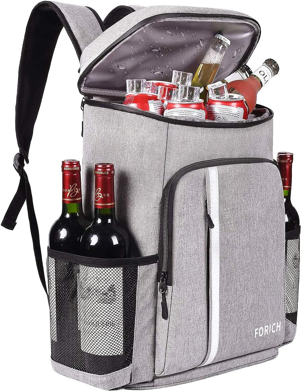 PARTY BACKPACK, Backpack Cooler Leakproof Insulated Waterproof Backpack Cooler Bag, Lightweight Soft Beach Cooler Backpack for Men Women to Work Lunch Picnics Camping Hiking, 30 Cans