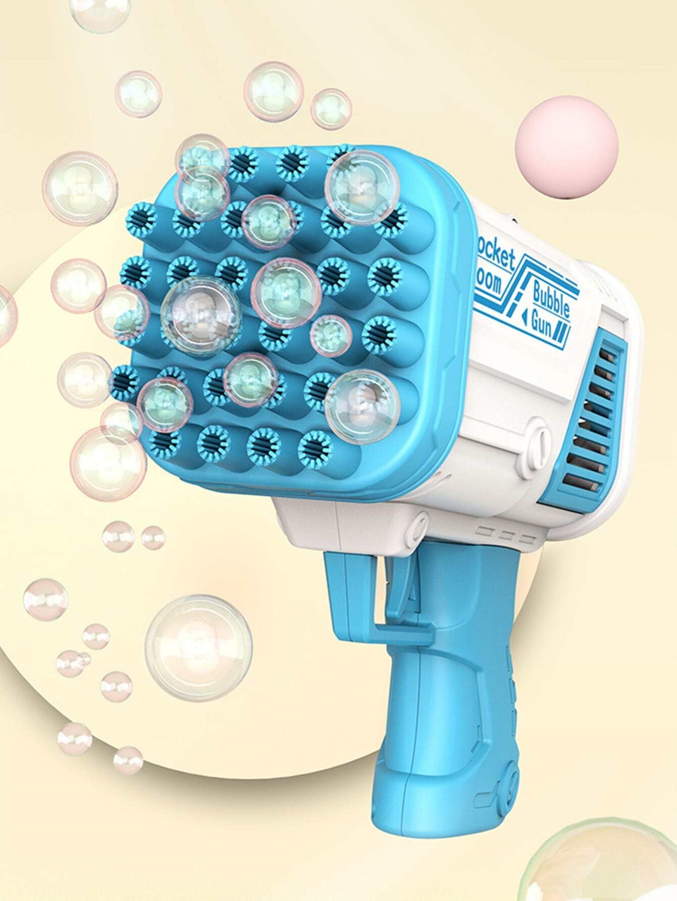 SUPER FUN BUBBLE GUN, you can shoot hundreds of bubbles having a blast why bother blowing bubbles one by one
