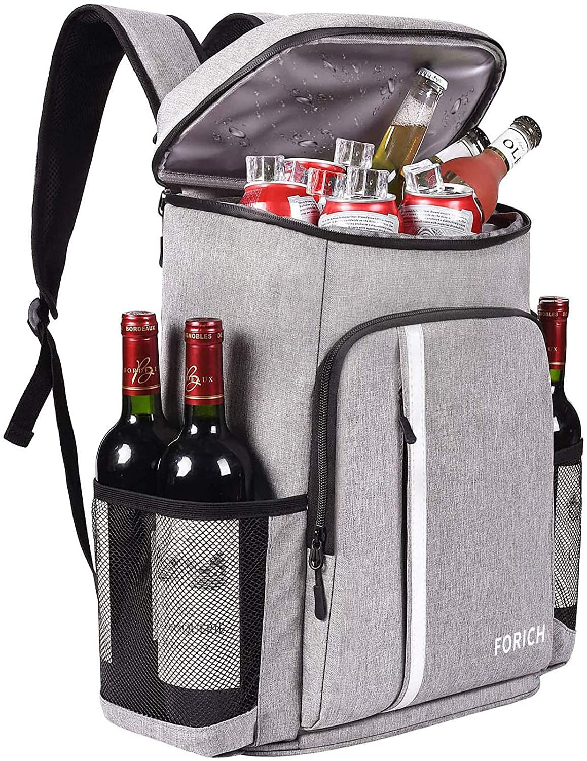 PARTY BACKPACK, Backpack Cooler Leakproof Insulated Waterproof Backpack Cooler Bag, Lightweight Soft Beach Cooler Backpack for Men Women to Work Lunch Picnics Camping Hiking, 30 Cans