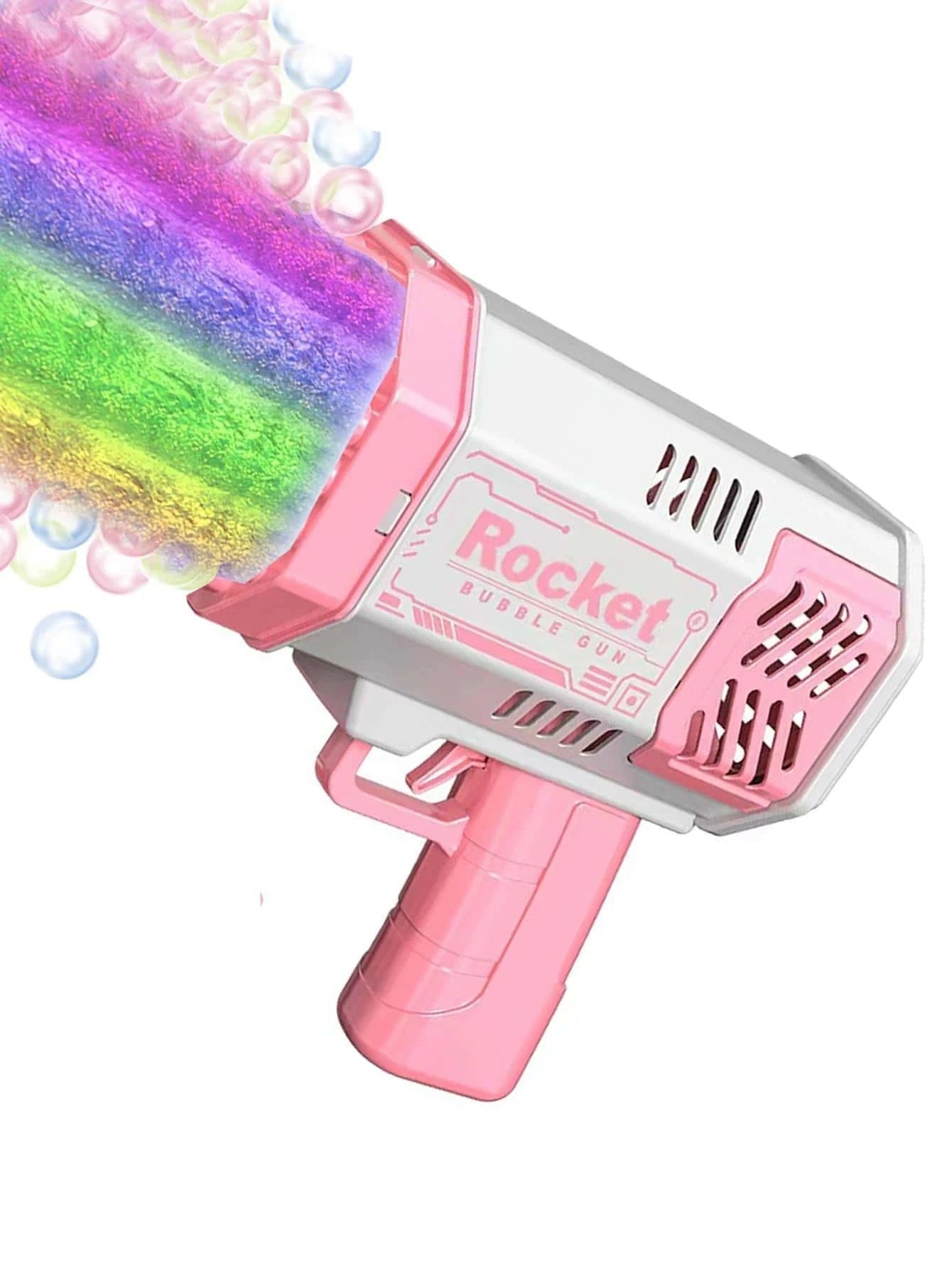 SUPER FUN BUBBLE GUN, you can shoot hundreds of bubbles having a blast why bother blowing bubbles one by one