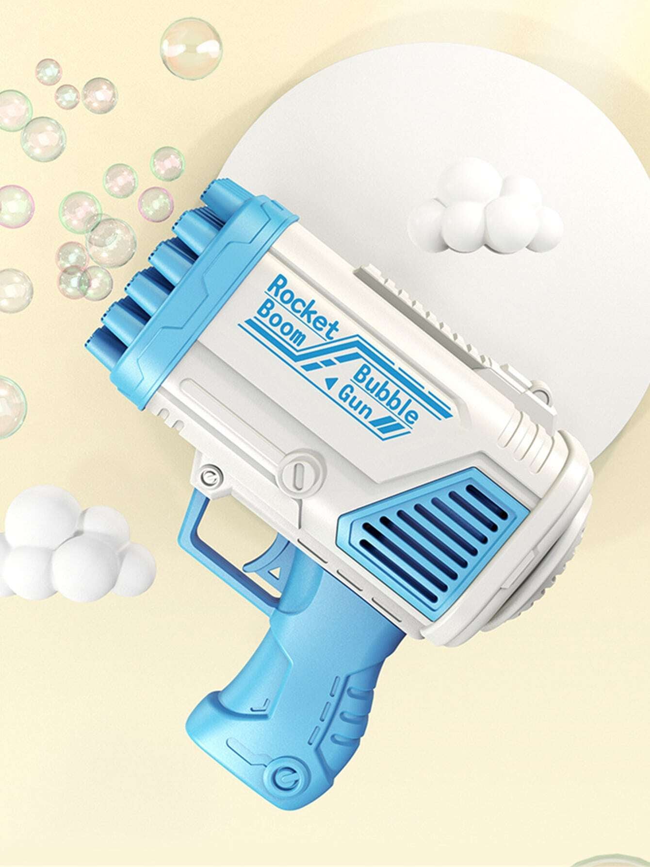 SUPER FUN BUBBLE GUN, you can shoot hundreds of bubbles having a blast why bother blowing bubbles one by one